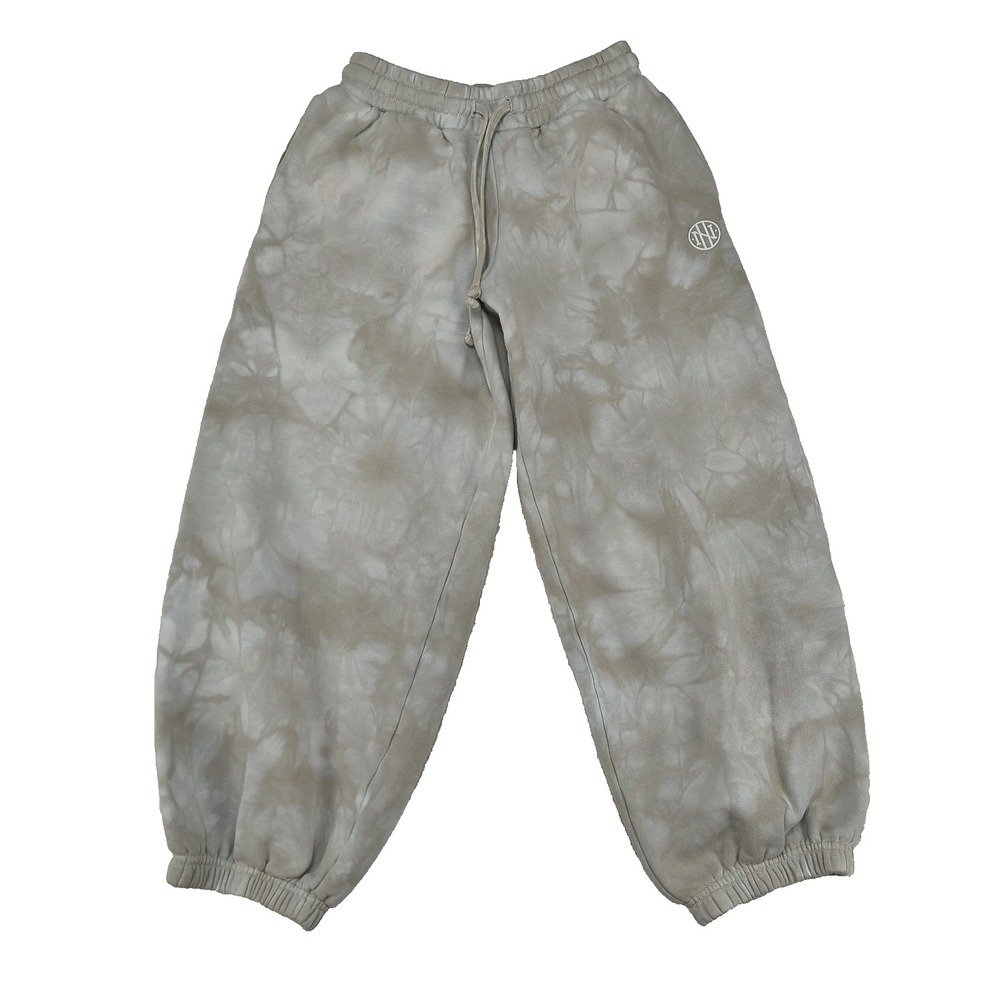 Ninth Hall Fundamentals Oversized Tie Dye Joggers Gray‎ XS Womens Sweatpants
